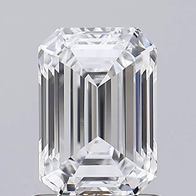 1.10ct Emerald Lab Grown Diamond (Colour D, Clarity VVS2, IGI Certified)