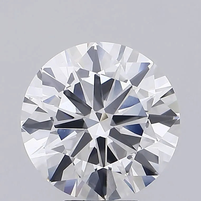 6.01ct Round Lab Grown Diamond (Colour F, Clarity VVS2, Cut EX, IGI)