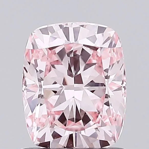 1.08ct Cushion brilliant Lab Grown Diamond (Colour Fancy Intense Pink, Clarity VS1, IGI Certified)
