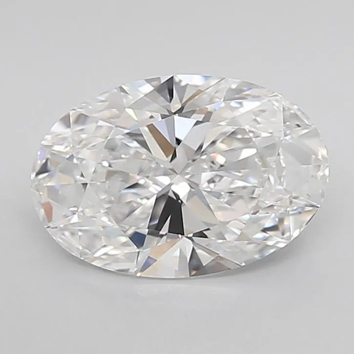 2.00ct Oval Lab Grown Diamond (Colour D, Clarity VVS1, Cut EX, IGI)