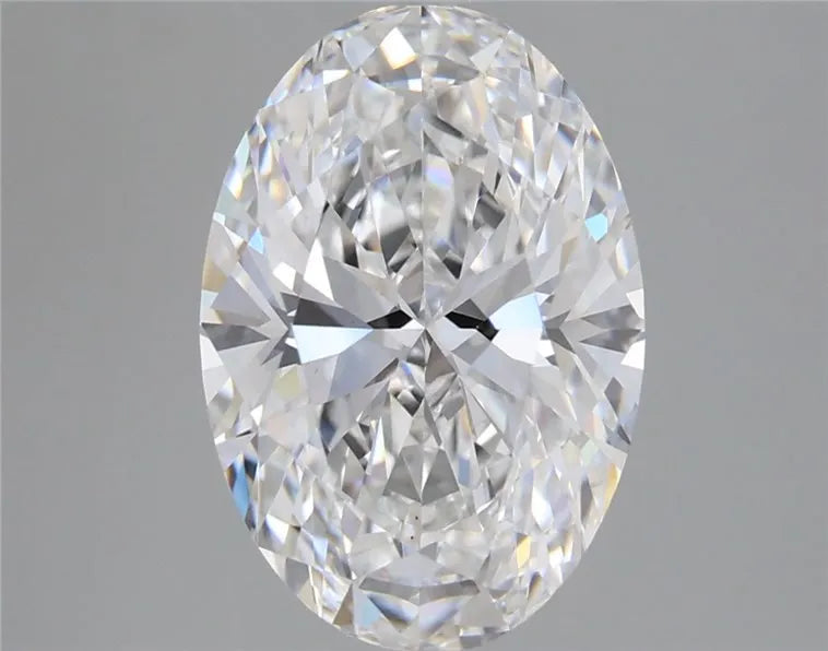 3.63ct Oval Lab Grown Diamond (Colour E, Clarity VVS2, IGI Certified)