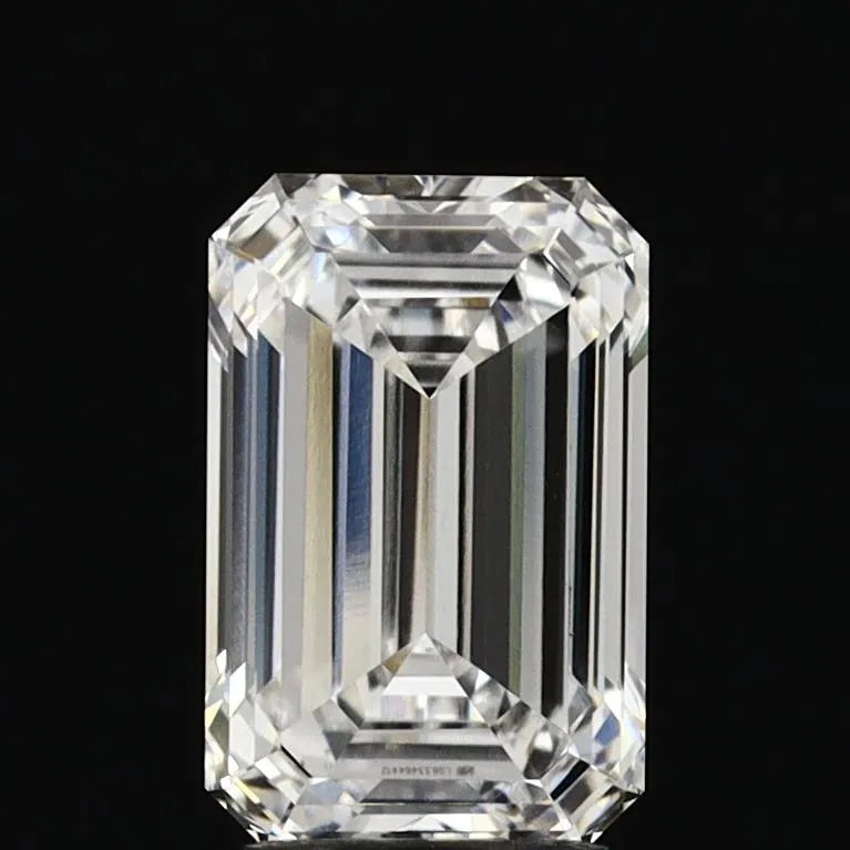 2.20ct Emerald Lab Grown Diamond (Colour D, Clarity IF, IGI)
