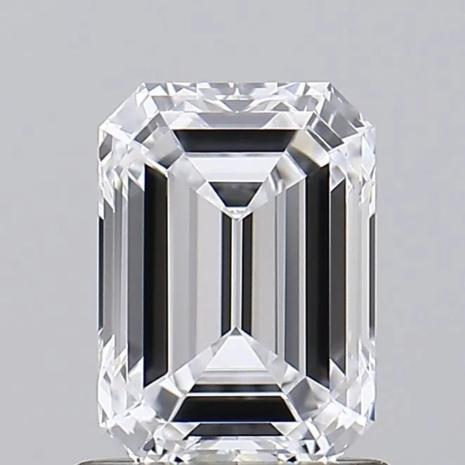 1.02ct Emerald Lab Grown Diamond (Colour D, Clarity IF, IGI Certified)