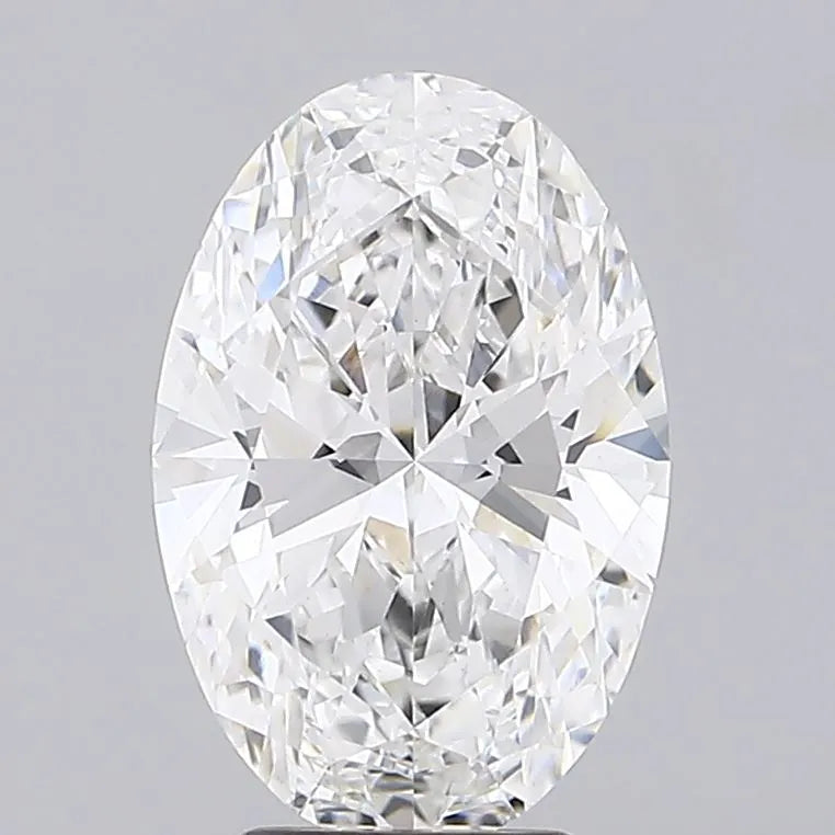 3.83ct Oval Lab Grown Diamond (Colour E, Clarity VVS2, IGI Certified)