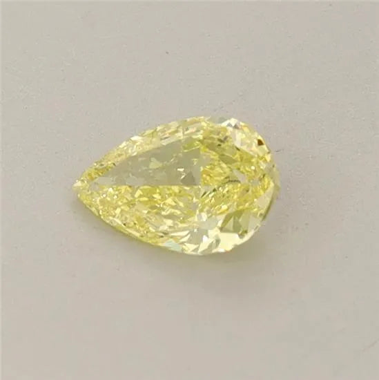 0.27ct Pear Lab Grown Diamond (Colour Fancy Vivid Yellow, Clarity VS1, IGI Certified)