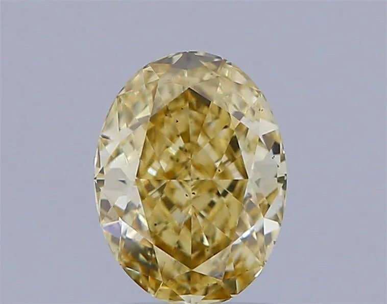 1.04ct Oval Lab Grown Diamond (Colour Fancy Intense Yellow, Clarity VS2, IGI Certified)