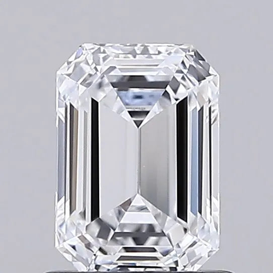 1.01ct Emerald Lab Grown Diamond (Colour D, Clarity IF, IGI Certified)
