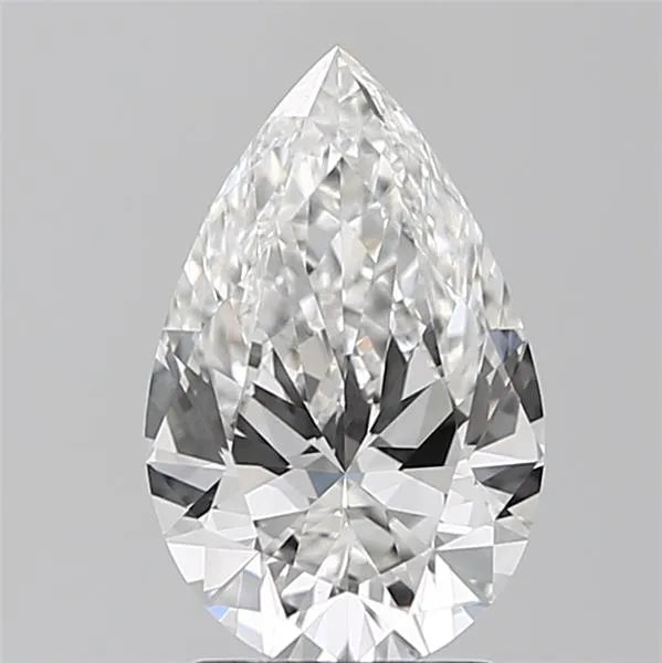 2.03ct Pear Lab Grown Diamond (Colour E, Clarity VVS2, IGI Certified)