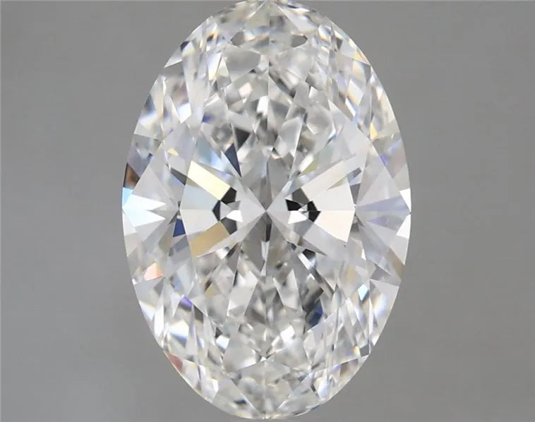3.38ct Oval Lab Grown Diamond (Colour E, Clarity VVS2, IGI Certified)