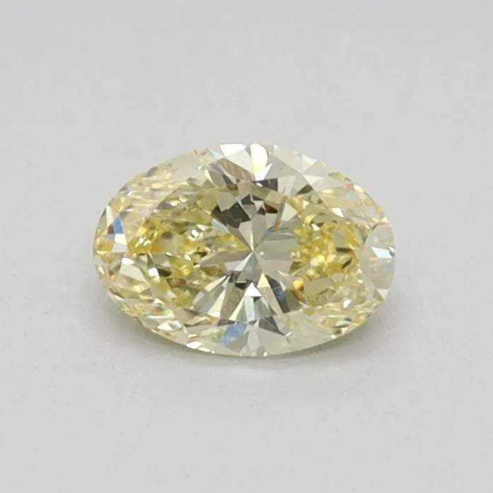 0.33ct Oval Lab Grown Diamond (Colour Fancy Intense Yellow, Clarity VVS2, IGI Certified)