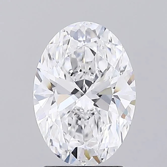 2.00ct Oval Lab Grown Diamond (Colour D, Clarity VVS2, IGI Certified)