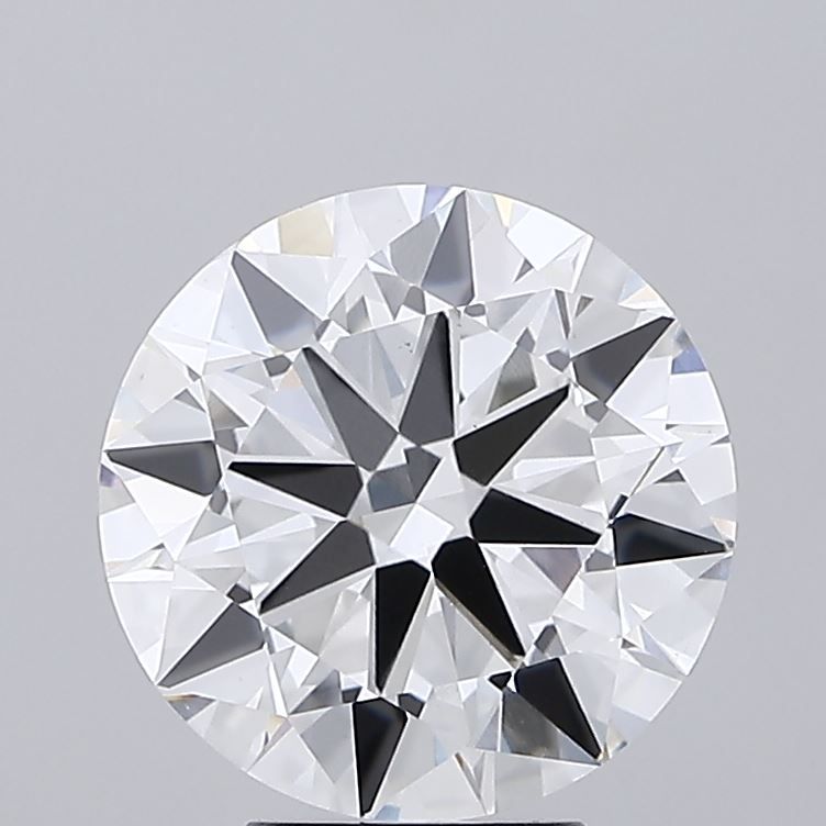 5.00ct Round Lab Grown Diamond (Colour F, Clarity VVS2, Cut EX, IGI)