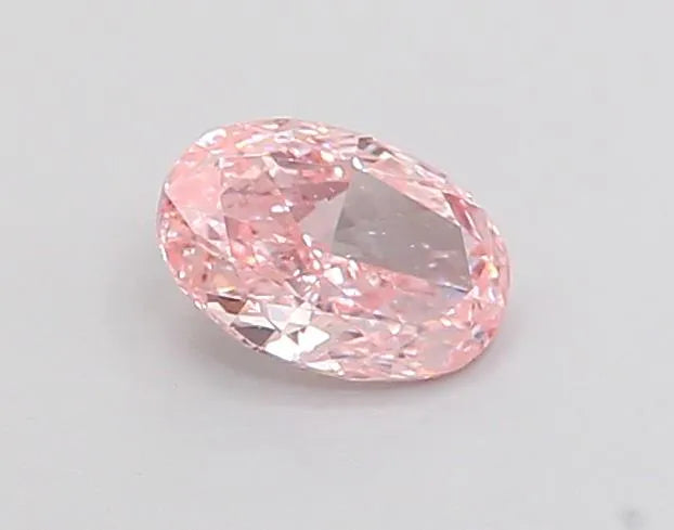 0.32ct Oval Lab Grown Diamond (Colour Fancy Intense Pink, Clarity VS2, IGI Certified)