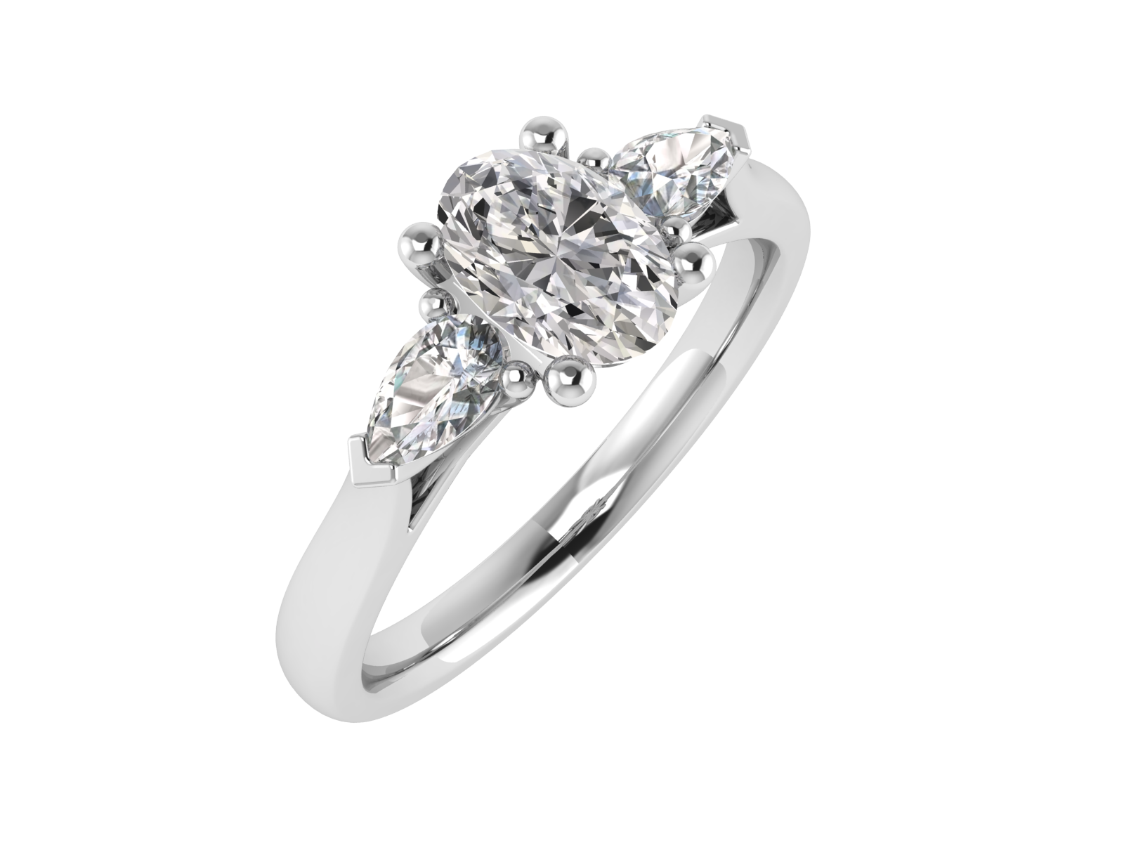 #shape_oval #material_white gold