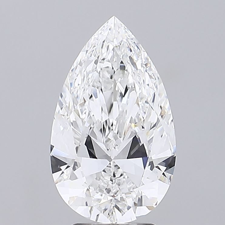 4.03ct Pear Lab Grown Diamond (Colour D, Clarity IF, IGI Certified)