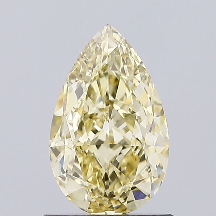 1.11ct Pear Lab Grown Diamond (Fancy Yellow, Clarity VVS2, IGI)