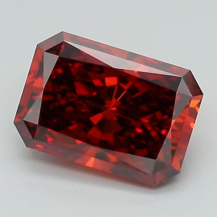 1.50ct Radiant Lab Grown Diamond (Fancy Deep Orange, Clarity VVS2, IGI)