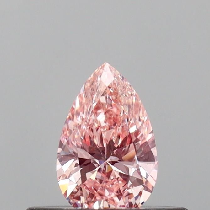 0.30ct Pear Lab Grown Diamond (Fancy Intense Pink, Clarity VS1, IGI)