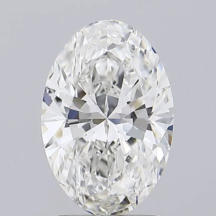 2.02ct Oval Lab Grown Diamond (Colour F, Clarity VVS2, IGI)