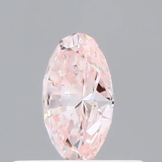 0.34ct Oval Lab Grown Diamond (Light Pink, Clarity VVS1, IGI)