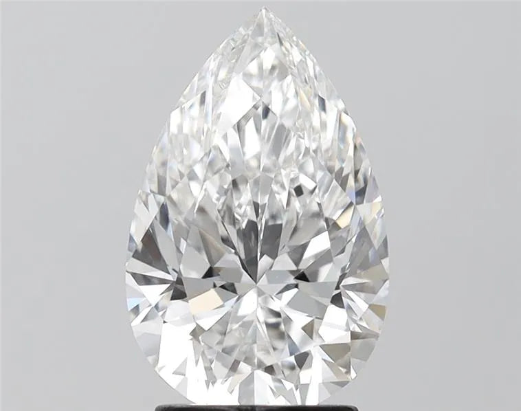 2.56ct Pear Lab Grown Diamond (Colour E, Clarity VVS2, IGI)