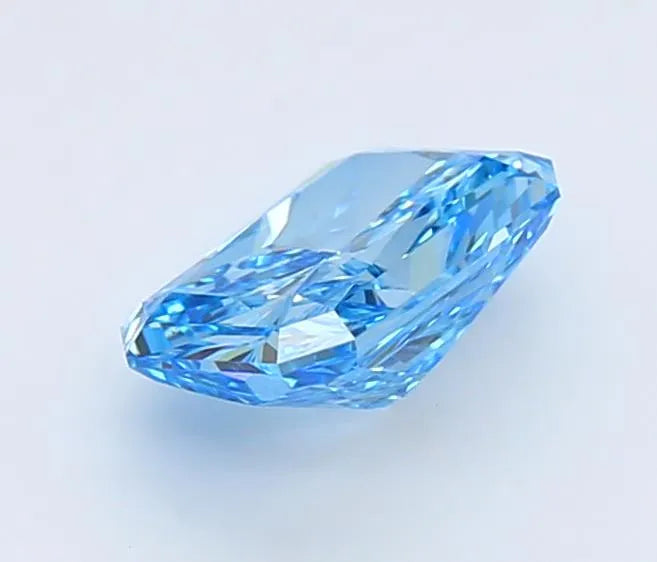 1.00ct Radiant Lab Grown Diamond (Fancy Vivid Blue, Clarity VS1, IGI)