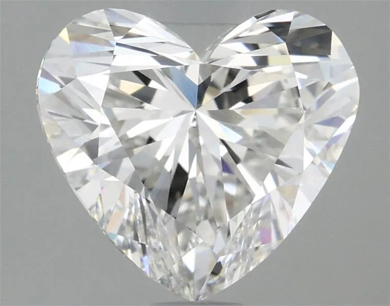 2.01ct Heart Lab Grown Diamond (Colour F, Clarity VVS2, IGI)