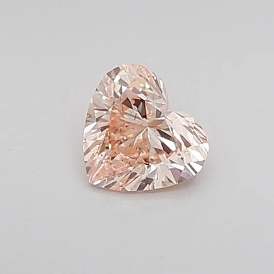 0.39ct Heart Lab Grown Diamond (Fancy Pink, Clarity VS2, IGI)