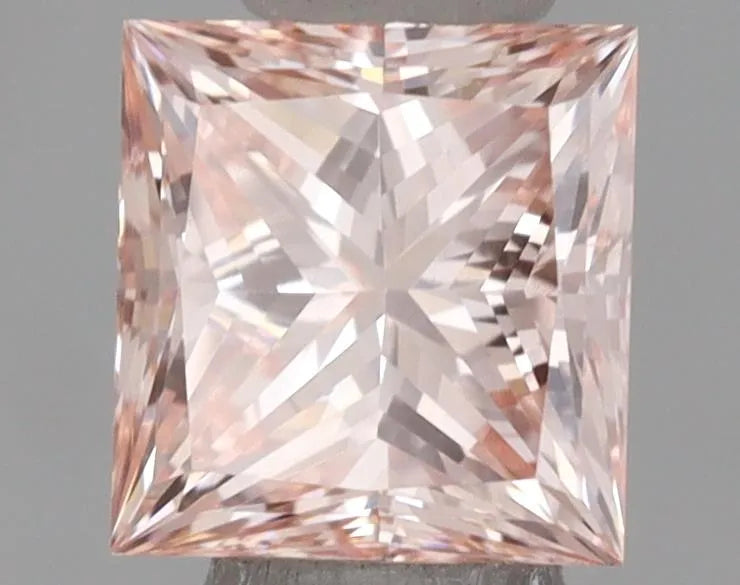 0.50ct Princess Lab Grown Diamond (Fancy Intense Pink, Clarity VVS2, IGI)