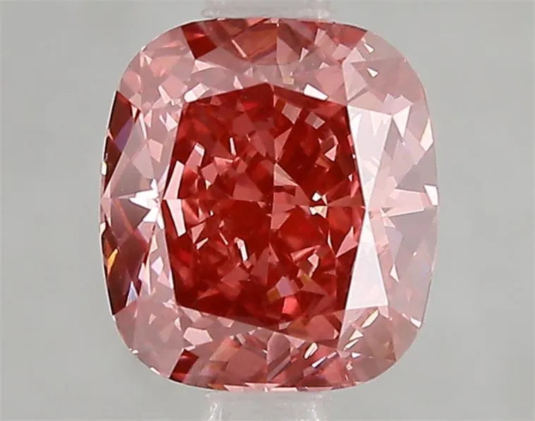 2.05ct Cushion modified Lab Grown Diamond (Fancy Vivid Red, Clarity VVS2, IGI)