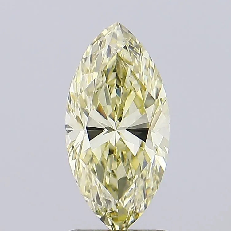 1.86ct Marquise Lab Grown Diamond (Light Yellow, Clarity VS2, Cut VG, IGI)