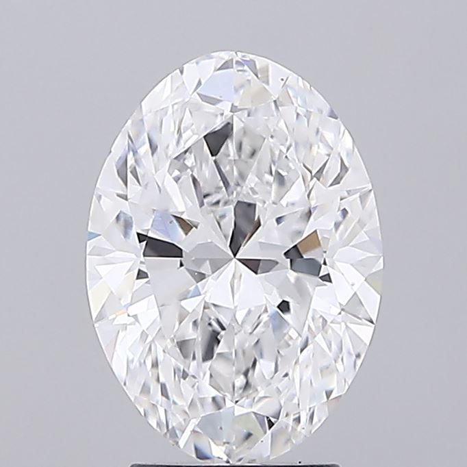 3.07ct Oval Lab Grown Diamond (Colour D, Clarity VVS1, IGI)