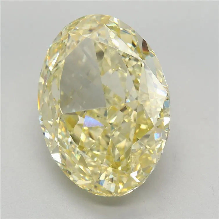 8.53ct Oval Lab Grown Diamond (Colour Fancy Intense Yellow, Clarity VVS2, IGI Certified)