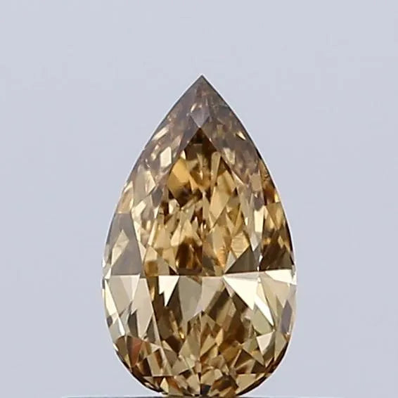 0.30ct Pear Lab Grown Diamond (Fancy Brown Yellow, Clarity VS2, IGI)