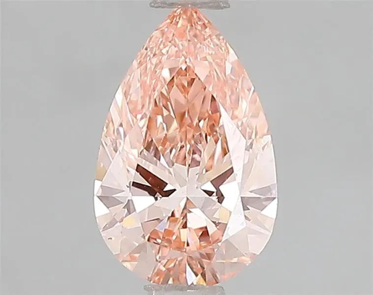 1.02ct Pear Lab Grown Diamond (Fancy Intense Pink, Clarity VS1, Cut GD, IGI)