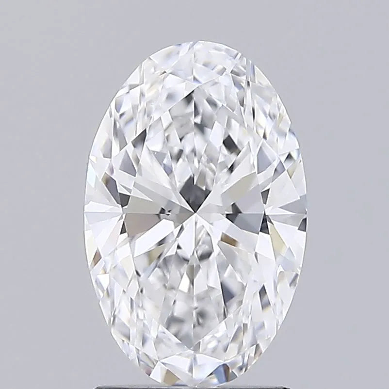 1.58ct Oval Lab Grown Diamond (Colour D, Clarity IF, IGI)