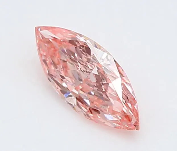 0.18ct Marquise Lab Grown Diamond (Fancy Intense Pink, Clarity VS2, IGI)