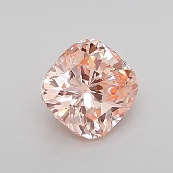 0.52ct Cushion brilliant Lab Grown Diamond (Colour Fancy Vivid Pink, Clarity VVS2, IGI Certified)