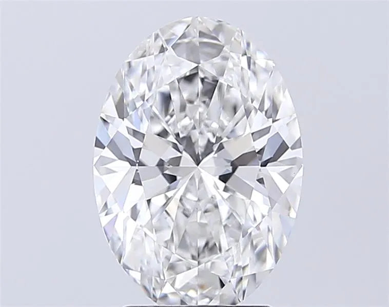 3.06ct Oval Lab Grown Diamond (Colour E, Clarity VVS2, IGI Certified)