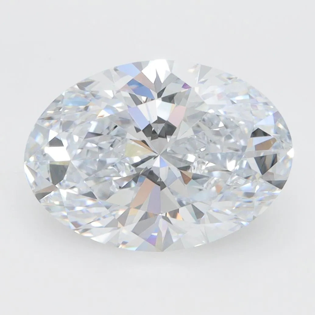 3.52ct Oval Lab Grown Diamond (Colour F, Clarity VVS1, IGI)