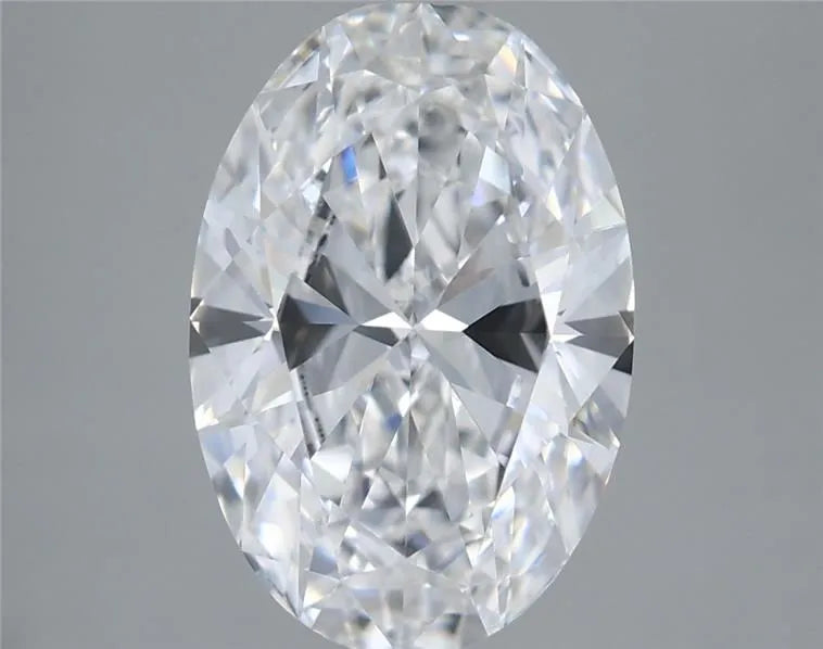 3.00ct Oval Lab Grown Diamond (Colour D, Clarity VVS2, IGI Certified)