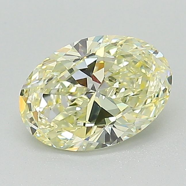 1.00ct Oval Lab Grown Diamond (Fancy Yellow, Clarity VVS2, Cut VG, IGI)